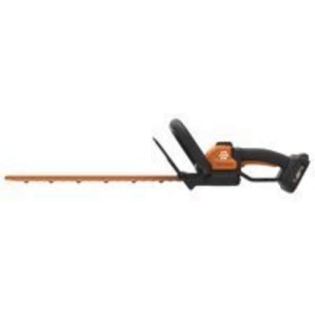 WORX WORX WG261 Hedge Trimmer, Lithium-Ion Battery, 9/16 in Cutting, Steel Blade, Dual-Action Blade WG261/255.1